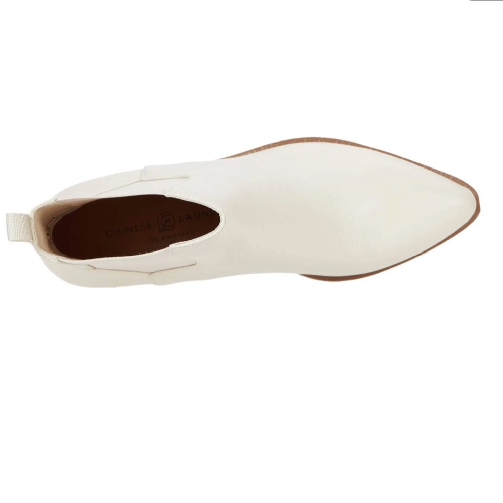 Chinese Laundry Filip Ankle Boots 7.5 Bone Ecru White - Picture 3 of 9